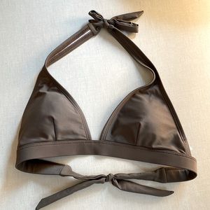 Patagonia - Solid Boucau Halter Bikini Top • Brown ~ Size S
